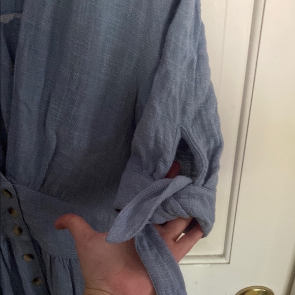 Free People Blue Midi Dress - Picture 3 of 6